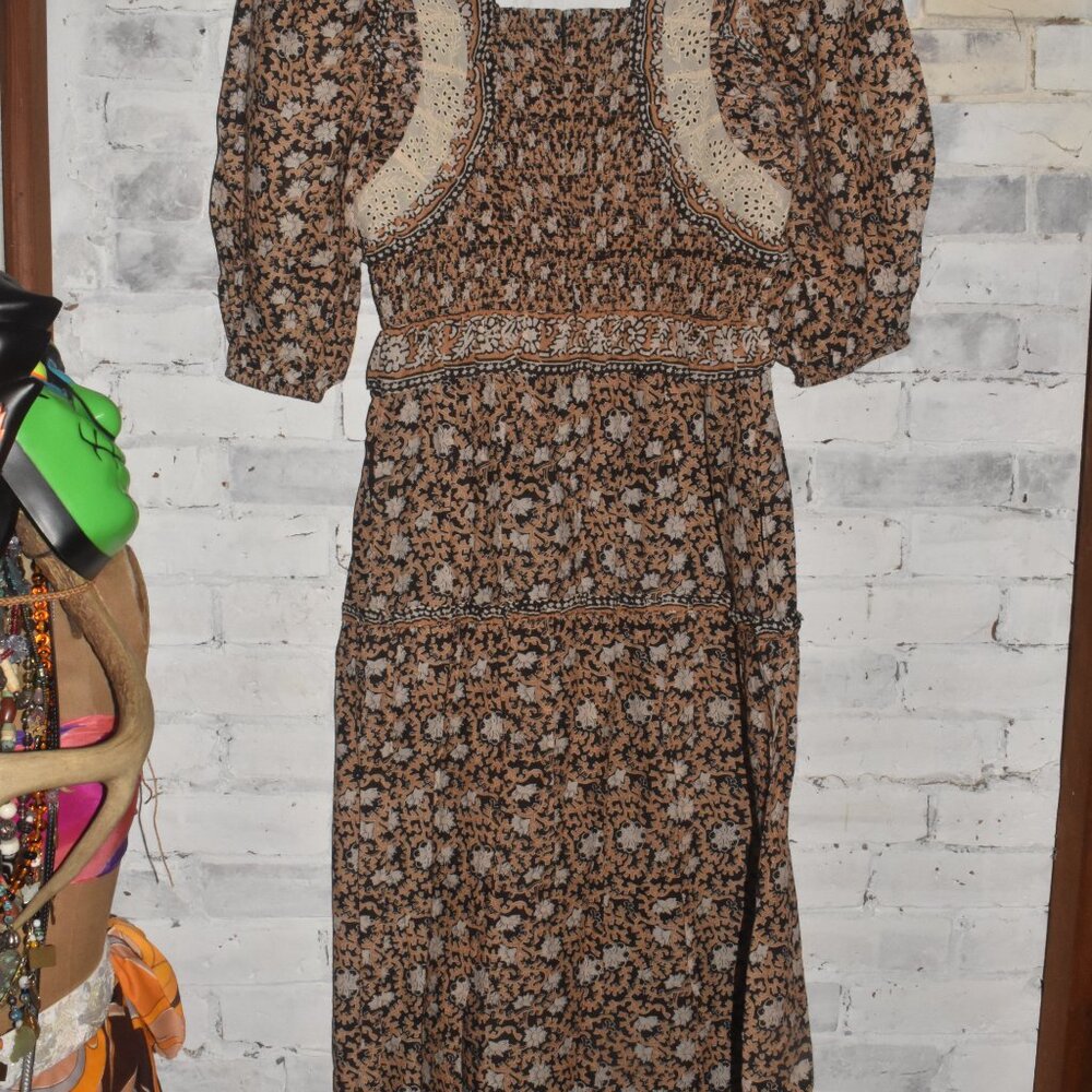 NWT SEA Irina Dress Beautiful Lace Pleating Size Small $425! - Picture 5 of 13